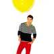 Balloon-Toting Menswear  Image 3