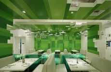 Green-Hued Eatery Interiors