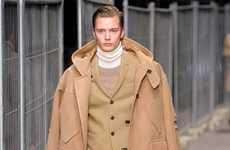 Textured Turtleneck Attire