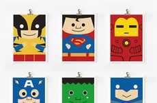 Flattened Pop Culture Figures