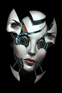 Segmented Cyborg Faces Image 2