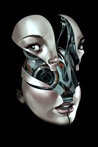 Segmented Cyborg Faces Image 3