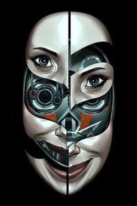 Segmented Cyborg Faces Image 4