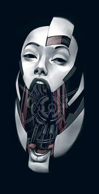 Segmented Cyborg Faces Image 8