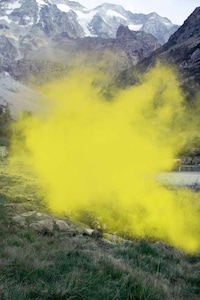 Sulking Neon Smoke Photography Image 6