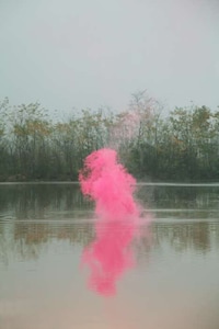 Sulking Neon Smoke Photography Image 7