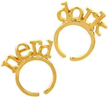 Geeky Best Friend Rings