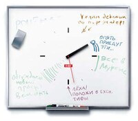 Personal/Team Work Organization Clock/Whiteboard Image 2
