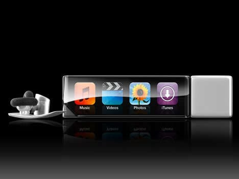 Stylish iPod as a Lipstick