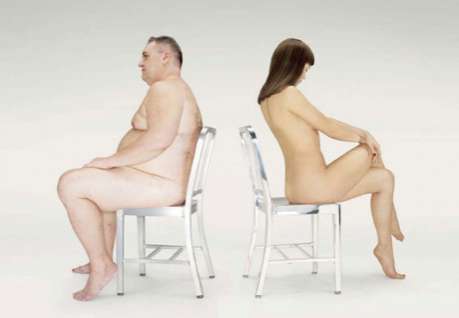 Nudevertising to Sell Chairs