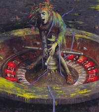 Taunting Collage Paintings Image 2
