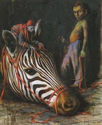 Taunting Collage Paintings Image 3