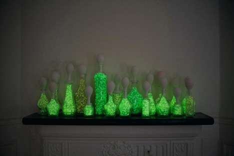Vintage Glowing Vases