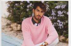 Preppy Pink-Hued Menswear