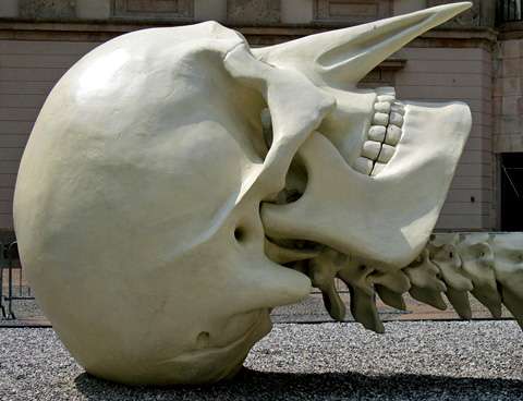 Gigantic Skeleton Sculptures