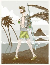 Illustrated Surfwear Lookbooks Image 3