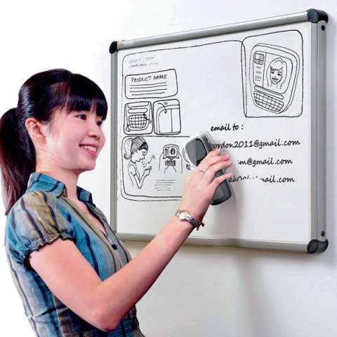 High-Tech Whiteboard Erasers