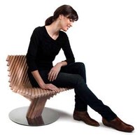 Sleekly Sliced Seating Image 3
