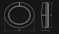 Rotary Cuff Clocks Image 5