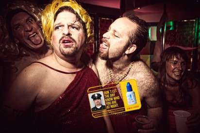 Partying Cross-Dresser Ads