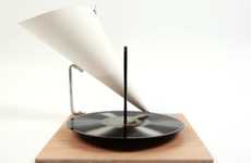 Paper Record Players