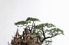 Bonsai Treehouse Sculptures