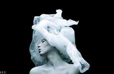 Bubble Wrap Headdresses