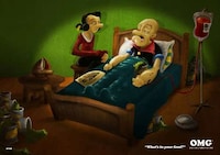 Concerned Retro Cartoon Ads Image 3
