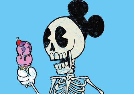Skeletal Disney Drawings