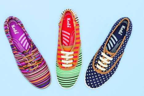 Striped Boho Sneakers