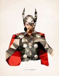 Geometric Avenger Art Image 7