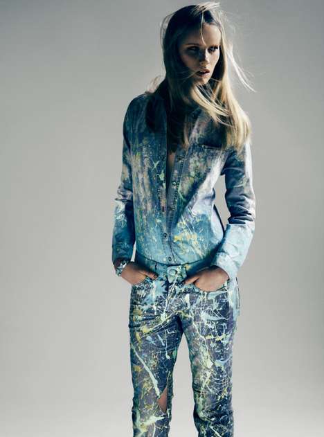 Decorated Denim Editorials