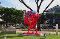 Melting Superhero Sculptures Image 3