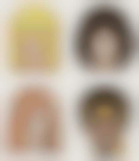 Minimalist Dead Rocker Drawings