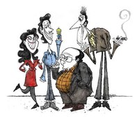 Gaunt Pop Culture Caricatures