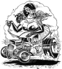 Sci-Fi Skater Illustrations Image 8