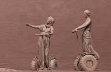 Segway-Riding Sculptures