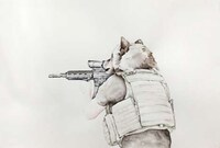 Gun-Toting Wolf Depictions