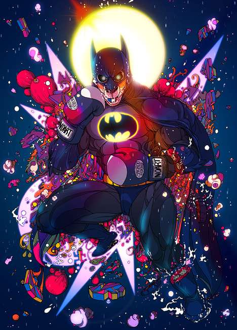 Surreal Superhero Animal Art
