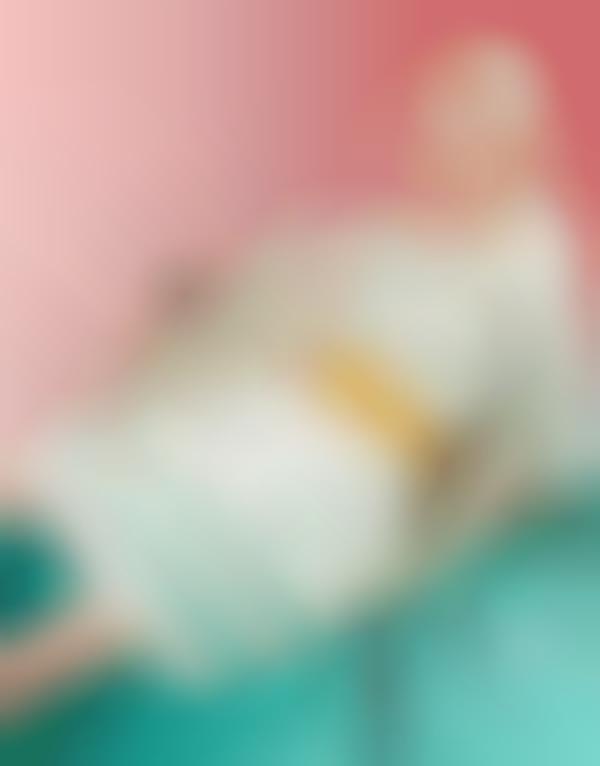 Confused Pastel-Clad Beauties