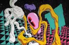 Psychedelic Dimension Paintings
