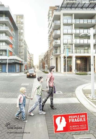 Porcelain Pedestrian Ads
