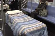 Sleeping Subway Beds