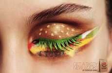 Hamburger Eyeshadow Adverts
