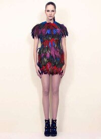 Leather-Infused Frock Fashions Image 2