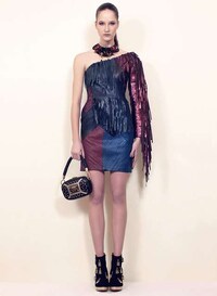 Leather-Infused Frock Fashions Image 7