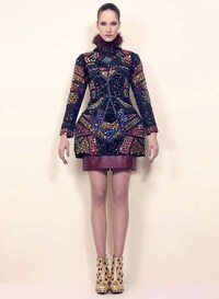 Leather-Infused Frock Fashions Image 8