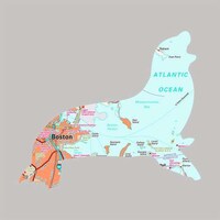 Colorful Animal Maps Image 5