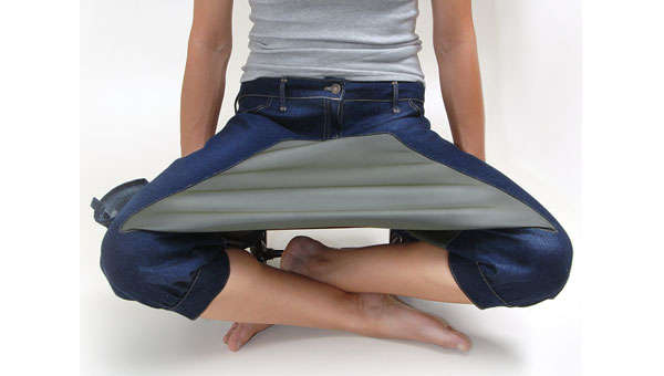 Cross-Legged Table Jeans
