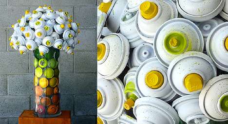 Recycled Aerosol Art